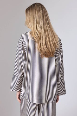 Maeve Blouse Stripe Tencel