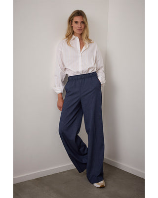 Nola pants shiney gessato Stone