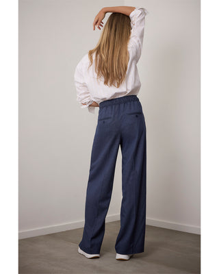 Nola pants shiney gessato Stone